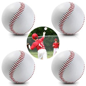 Baseball HIMETSUYA 4 Stücke Sport Trainingsspiel Softball Weiß