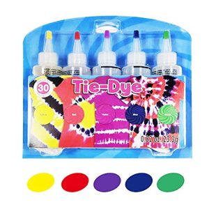 Batikfarben HongLang -DIY-Set, 5 Farben, Batikfärbung