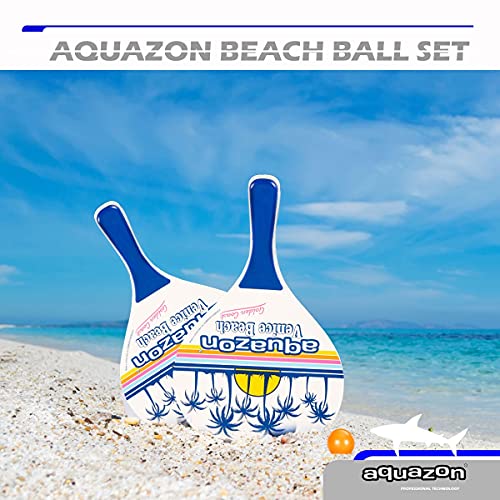 Beachball-Set aquazon Beachball, Robustes Beachtennis Set