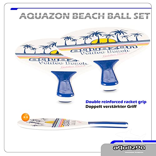Beachball-Set aquazon Beachball, Robustes Beachtennis Set
