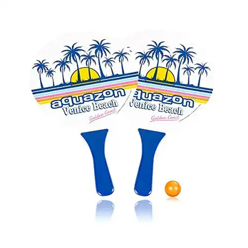 Beachball-Set aquazon Beachball, Robustes Beachtennis Set