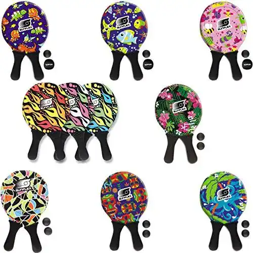 Beachball-Set Sunflex Neopren Beachball Set Tropical Tiki