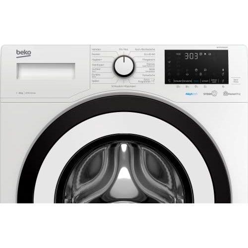 Beko-Waschmaschine 8 kg Beko WMY81465AQR1 Touch-Display
