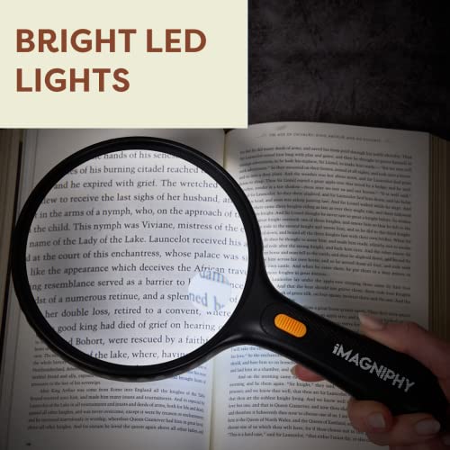 Beleuchtete Lupe iMagniphy Lupe mit Licht 5-fach Vergrößerung