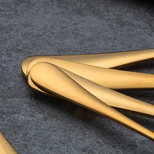 Besteck gold Berglander Edelstahl mit Titan vergoldet, 30 Stück