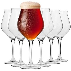 Biertulpe Krosno Bier-Tulpen Bier-Gläser Set von 6, 420 ML