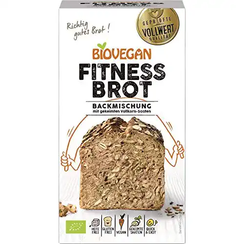 Die beste Bio-Brotbackmischung Bio Vegan Biovegan Bio Fitness, 330 g 2026 Test Bestseller Bio-Brotbackmischung Bio Vegan Biovegan Bio Fitness, 330 g