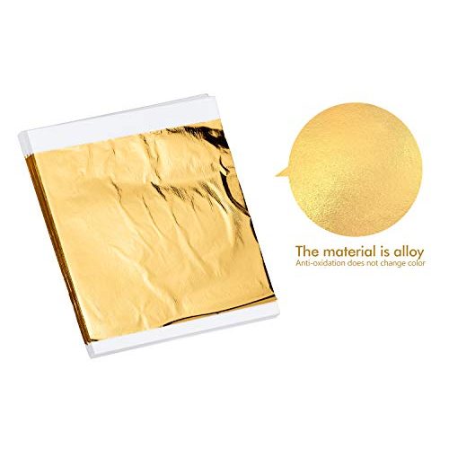 Blattgold HENTEK 200 Goldblatt Schlagmetall Gold 14 x 14 cm