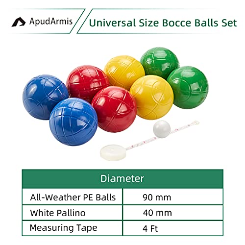 Boccia-Kugeln ApudArmis Boccia-Ball-Set, 90 mm, leicht