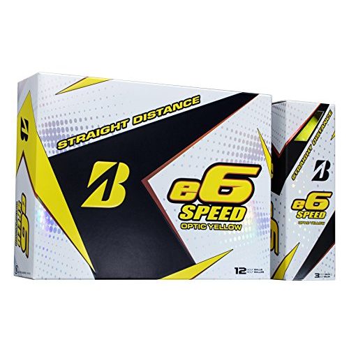 Bridgestone-Golfbälle Bridgestone e6 Speed Yellow B-Logo, Gelb