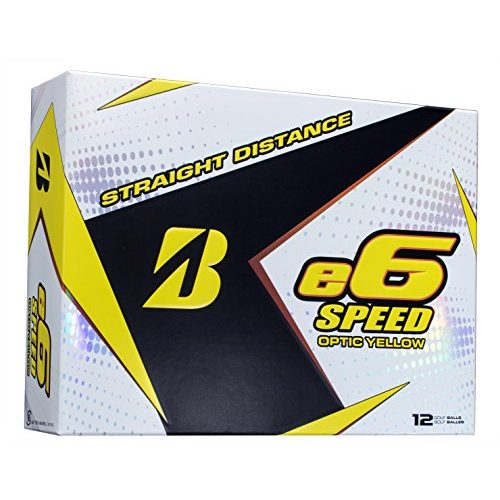 Bridgestone-Golfbälle Bridgestone e6 Speed Yellow B-Logo, Gelb
