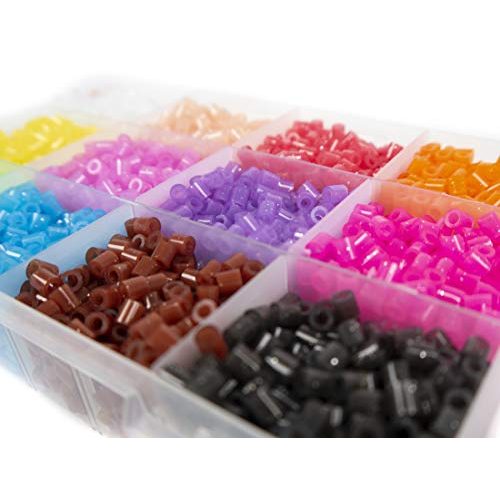 Bügelperlen La Manuli Glitzer Sortiert Fuse Beads Kit 4000 Stück