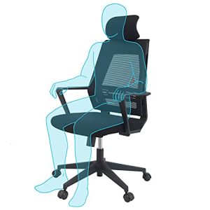 Bürostuhl-Netzrücken KLIM K300 Office Chair Ergonomisch