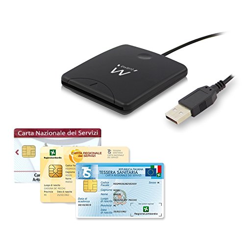Chipkartenleser Ewent EW1052 USB SmartCard Reader, Plug&Play