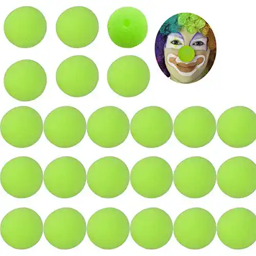 Clownsnase dancepandas Clown Nase Schaumstoff 30PCS Bunt