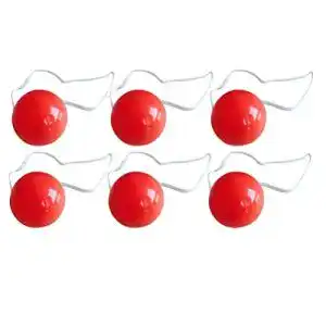 Clownsnase NUOBESTY 12 Stücke Rote Clown Nasen LED