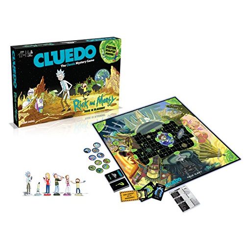 Cluedo Winning Moves 3210 Rick & Morty Board Game