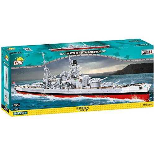Die beste cobi cobi 4818 battleship scharnhorst toys grau rot schwarz Bestsleller kaufen