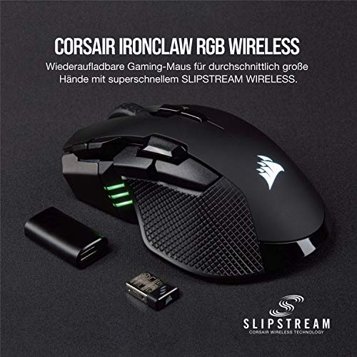 Corsair-Maus Corsair Ironclaw Wireless RGB, Wiederaufladbar