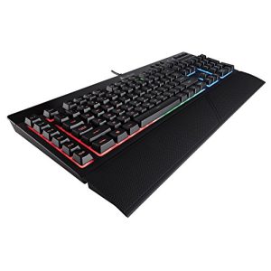 Corsair-Tastatur Corsair K55 RGB Gaming Tastatur, US QWERTY