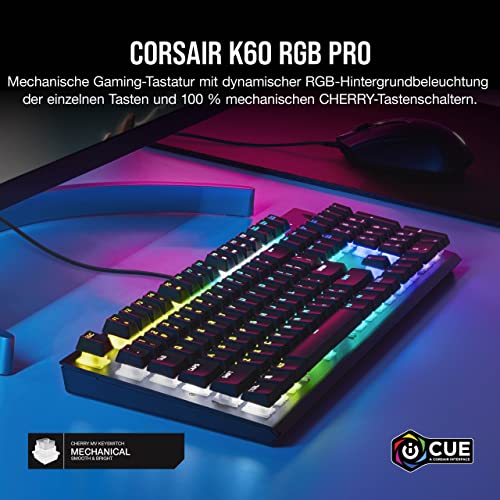 Corsair-Tastatur Corsair K60 RGB PRO Mechanisch, QWERTZ