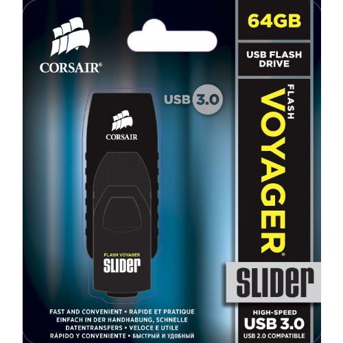 Corsair-USB-Stick Corsair CMFSL3B-64GB Flash Voyager Slider