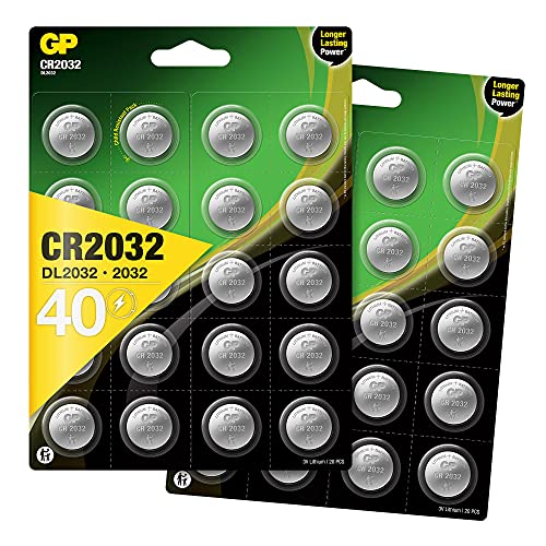 Die beste cr2032 gp toner gp lithium knopfzellen 3v 40 stueck batterien Bestsleller kaufen