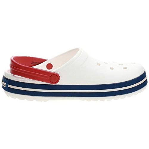 Crocs Crocs Unisex Crocband Clogs, White Blue Jean, 41/42 EU
