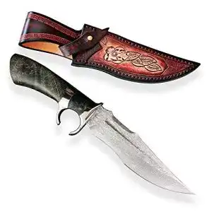 Damast-Jagdmesser DELLINGER Outdoor Damastmesser 150 mm