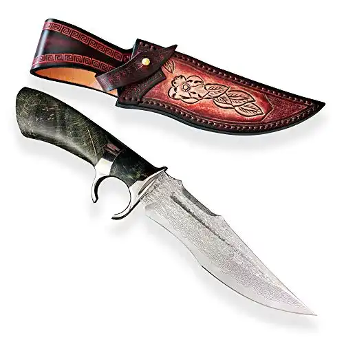 Damast-Jagdmesser DELLINGER Outdoor Damastmesser 150 mm