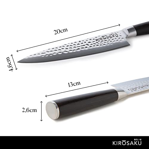 Damast-Küchenmesser Kirosaku Premium Damascus 20cm