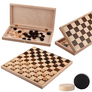 Dame-Spiel Master of Chess Checkers 100 Light 32cm