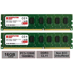 DDR3-RAM 16 GB Komputerbay 16GB (2x 8GB) DDR3 PC3-12800