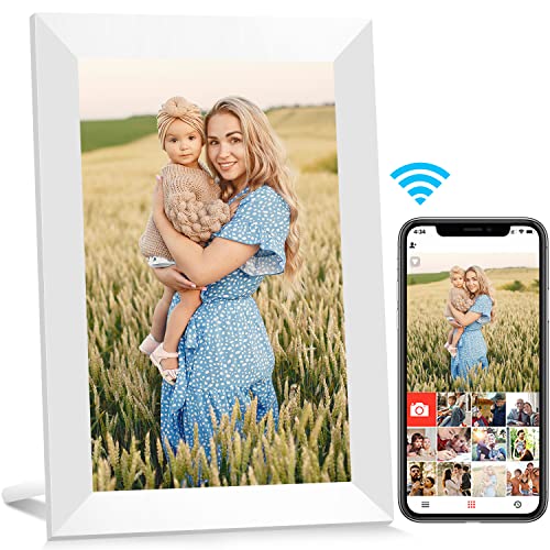 Die beste digitaler bilderrahmen weiss aeezo wifi 9 zoll ips touchscreen Bestsleller kaufen