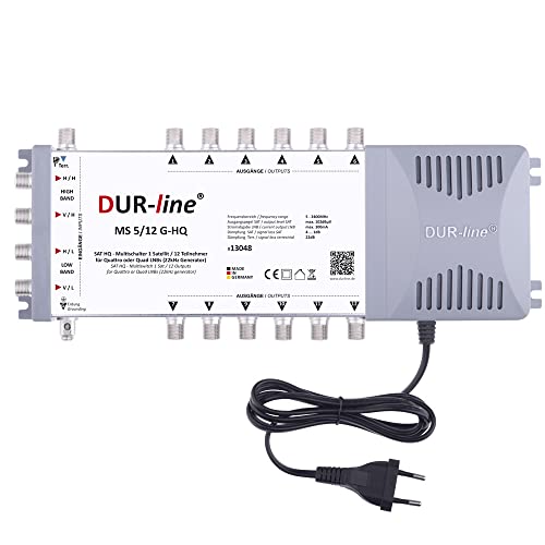 DUR-line-Multischalter DUR-line MS 5/12 G-HQ für 12 Teilnehmer