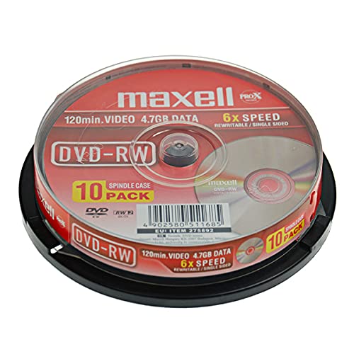 Die beste dvd rw maxell 275896 10 rohlinge 4 7 gb Bestsleller kaufen