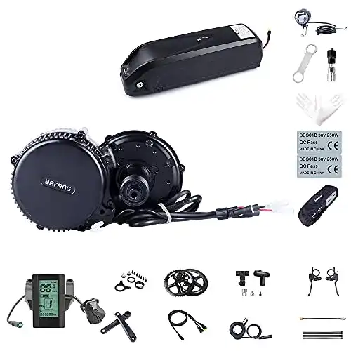 E-Bike-Nachrüstsatz Bafang Elektrofahrrad-Kit Mittelmotor BBS02B
