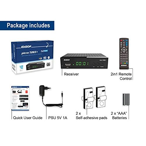 Edision-Receiver Edision Picco T265+ Terrestrischer DVB-T2