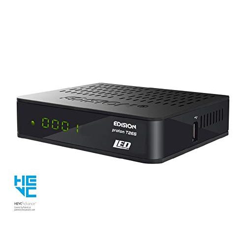 Edision-Receiver Edision proton T265 LED DVB-T2 HD H.265 HEVC
