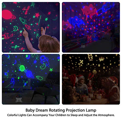 Einschlafhilfe Moredig Sternenhimmel Projektor Kinder, Nachtlicht