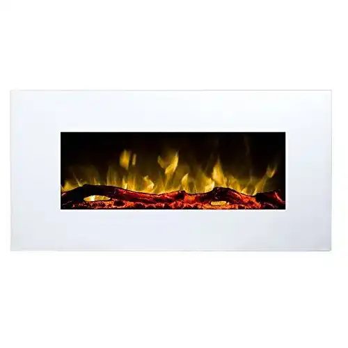 Elektro-Wandkamin GLOW FIRE Neptun, zuschaltbarer Heizlüfter