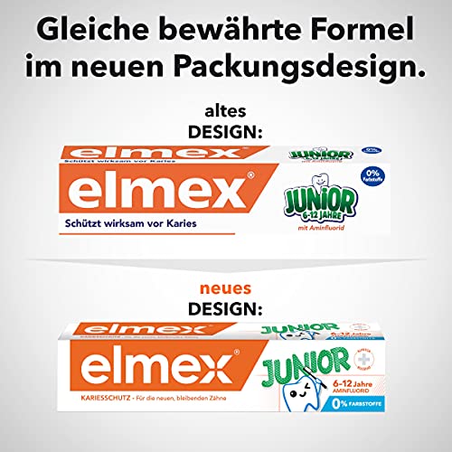 Elmex-Zahnpasta ELMEX Zahnpasta Junior, Doppelpack
