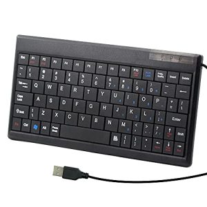 Englische Tastatur Jun-Saxifragelec Kabelgebundene Mini-Tastatur
