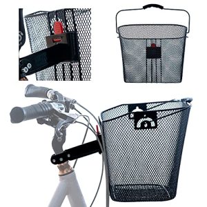 Fahrradkorb (vorne) ORA-TEC Feinmaschiger Metall Fahrradkorb