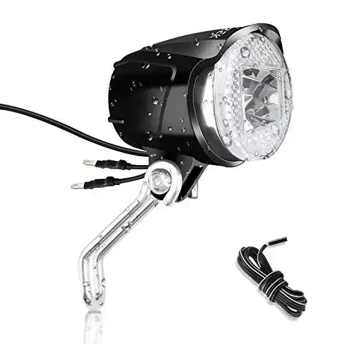 Fahrradlampe-Nabendynamo toptrek Fahrradlicht Vorne