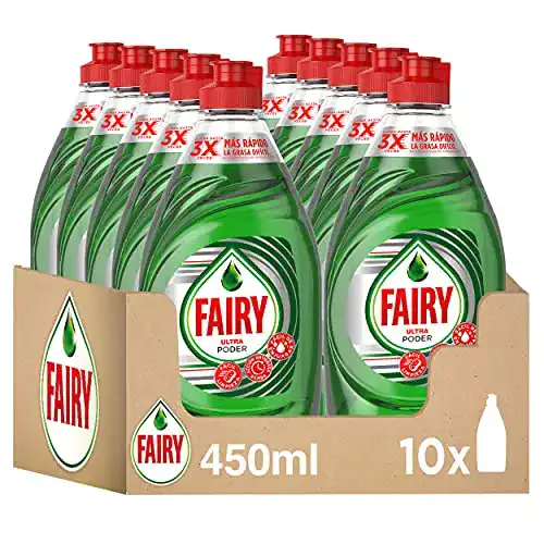 Die beste Fairy-Spülmittel FAIRY Flüssig Ultra Power-Hand, 10 x 450 ml 2026 Test Bestseller Fairy-Spülmittel FAIRY Flüssig Ultra Power-Hand, 10 x 450 ml