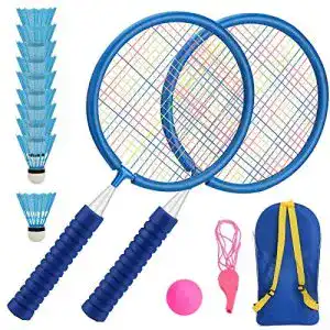 Federball-Set Aceshop Kinder Schläger Set mit Federball