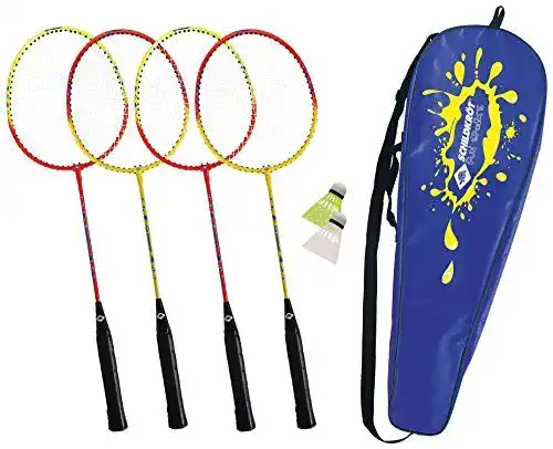 Federball-Set Schildkröt Schläger, 2 Bälle, in Tragetasche