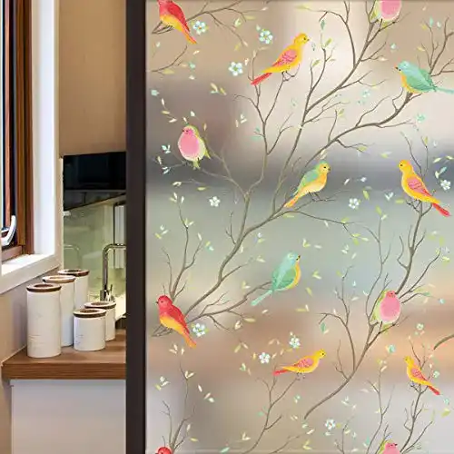 Fensterfolie Lifetree Glasmalerei Sichtschuzfolie 44 x200 cm