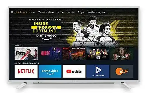 Fernseher 32 Zoll weiß GRUNDIG Vision 6, Fire TV, 32 GFW 6060